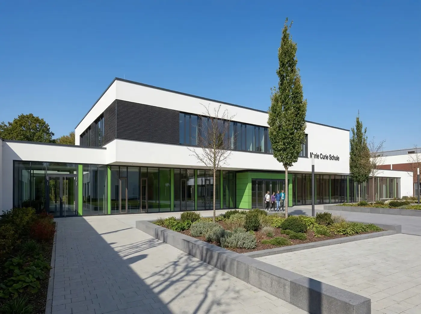 Marie-Curie-Schule KGS Empelde modernes Schulgebäude Campus